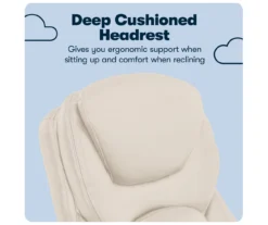 Claremont Ivory Bonded Leather Office Chair -Chic Furniture Store 810590394 10