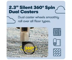 Claremont Ivory Bonded Leather Office Chair -Chic Furniture Store 810590394 12