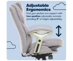 Claremont Light Gray Fabric Office Chair 25 Claremont Light Gray Fabric Office Chair -Chic Furniture Store 810590395 11