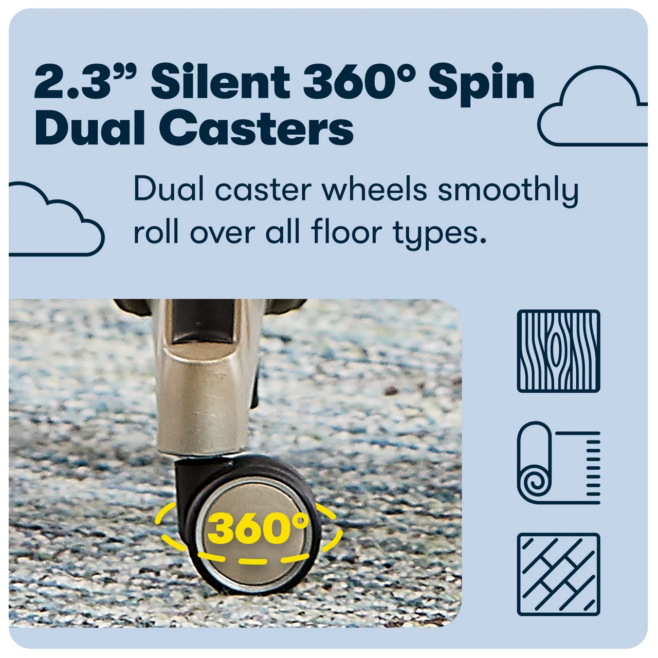 Claremont Dark Gray Fabric Office Chair 8 Claremont Dark Gray Fabric Office Chair - Image 6