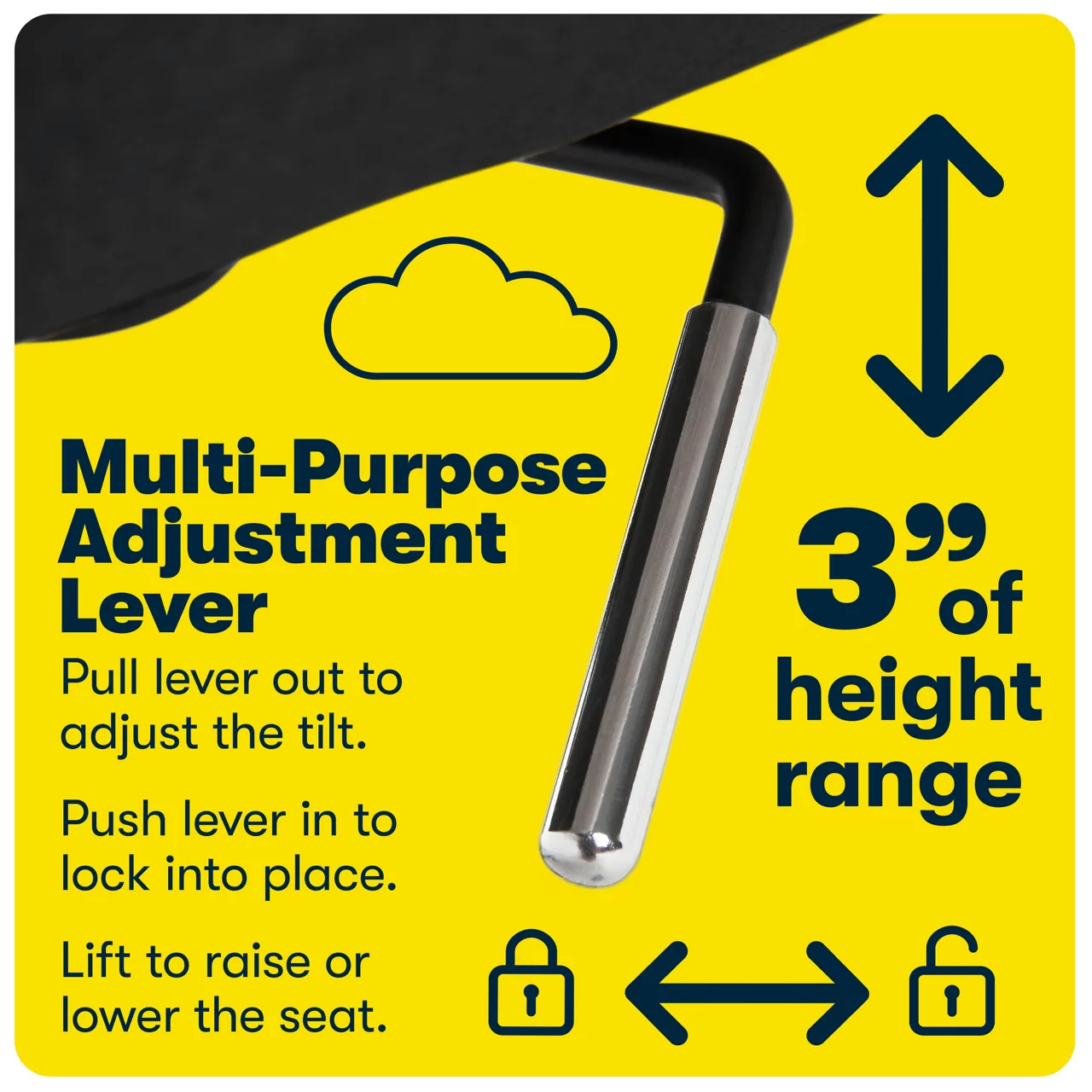 Serta Ashland Fabric Office Chair 9 Serta Ashland Fabric Office Chair - Image 7