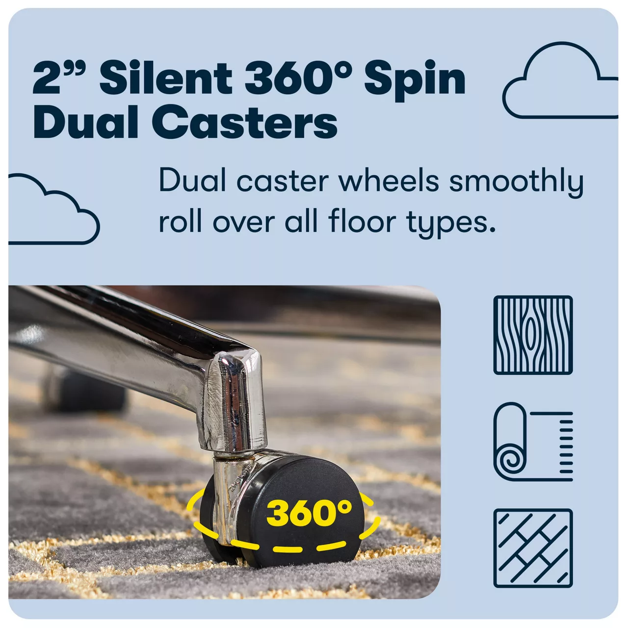 Serta Ashland Fabric Office Chair 8 Serta Ashland Fabric Office Chair - Image 6