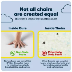 Serta Conway Big & Tall Bonded Leather Office Chair 41 Serta Conway Big & Tall Bonded Leather Office Chair -Chic Furniture Store 810590408 81 1