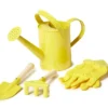 Kids Yellow 4-Piece Garden Tool Set