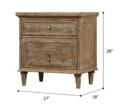 Windham 2-Drawer Nightstand With USB Charging -Chic Furniture Store 810591521 8