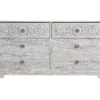 Paxberry Whitewash 6-Drawer Dresser -Chic Furniture Store 810591798 2