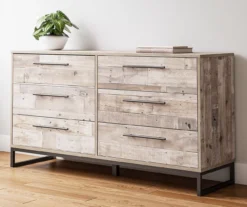 Neilsville Whitewash 6-Drawer Dresser -Chic Furniture Store 810591829 8