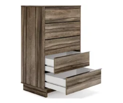 Shallifer Brown 5-Drawer Storage Chest -Chic Furniture Store 810591841 2