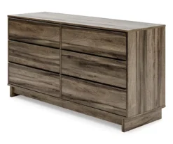 Shallifer Brown 6-Drawer Dresser -Chic Furniture Store 810591842 1
