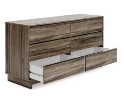 Shallifer Brown 6-Drawer Dresser -Chic Furniture Store 810591842 2