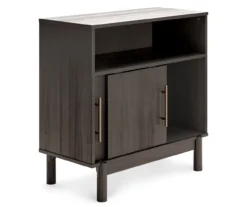 Brymont Dark Gray Sliding Door Accent Cabinet -Chic Furniture Store 810591843 2