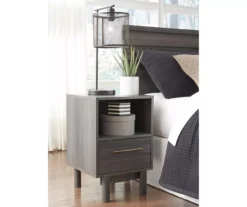 Brymont Dark Gray Nightstand -Chic Furniture Store 810591848 5