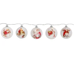 Northlight Norman Rockwell Santa Disc Light Set, 5-Lights -Chic Furniture Store 810594516 A0 3