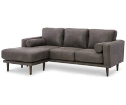 Signature Design By Ashley Arroyo Faux Leather Sofa Chaise -Chic Furniture Store 810594573 1