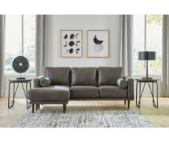 Signature Design By Ashley Arroyo Faux Leather Sofa Chaise -Chic Furniture Store 810594573 5