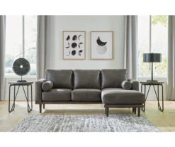 Signature Design By Ashley Arroyo Faux Leather Sofa Chaise -Chic Furniture Store 810594573 7