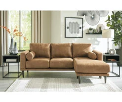 Signature Design By Ashley Arroyo Faux Leather Sofa Chaise -Chic Furniture Store 810594574 6 1