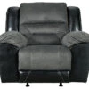 Earhart Slate Faux Leather Rocker Recliner -Chic Furniture Store 810594581 4 2