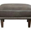 Arroyo Smoke Faux Leather Ottoman