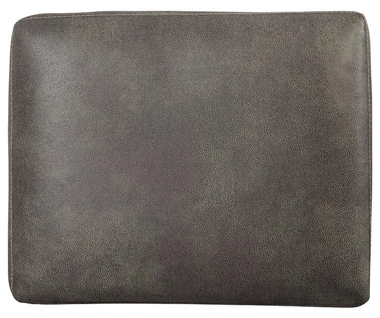 Arroyo Smoke Faux Leather Ottoman 7 Arroyo Smoke Faux Leather Ottoman - Image 5