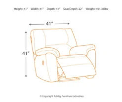 Tambo Pewter Faux Leather Rocker Recliner 26 Tambo Pewter Faux Leather Rocker Recliner -Chic Furniture Store 810594596 11