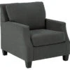 Bayonne Charcoal Armchair -Chic Furniture Store 810594660