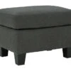 Bayonne Charcoal Ottoman -Chic Furniture Store 810594661