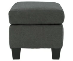 Bayonne Charcoal Ottoman -Chic Furniture Store 810594661 3