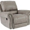 Olsberg Steel Faux Suede Rocker Recliner -Chic Furniture Store 810594670