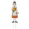 36" Pilgrim Woman Metal Yard Stake -Chic Furniture Store 810596391 1