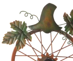 Metal Pumpkin Bicycle Wheel Decor -Chic Furniture Store 810596414 5