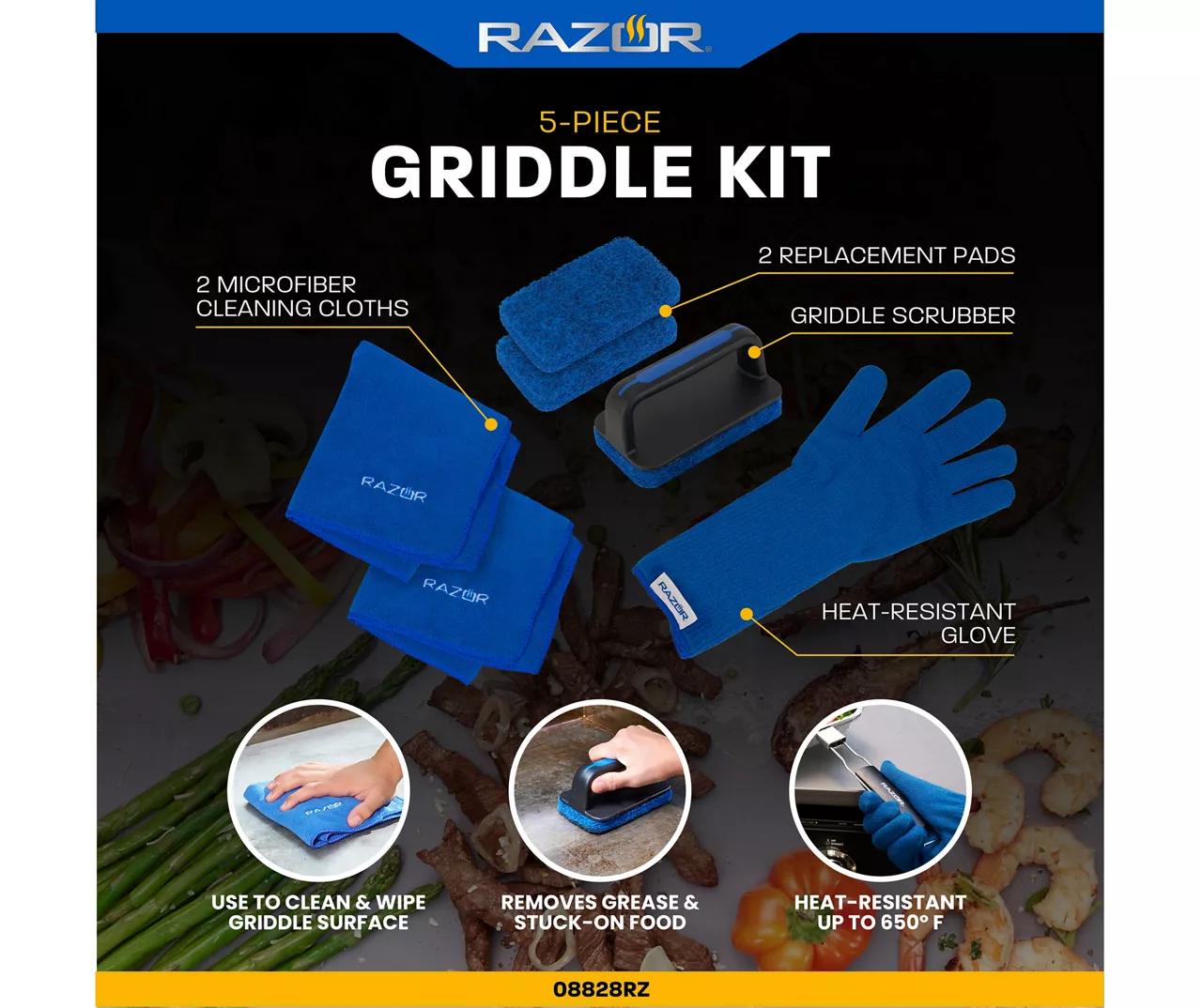 RAZOR 6-Piece Griddle Cleaning Kit 10 RAZOR 6-Piece Griddle Cleaning Kit - Image 8