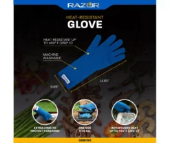 RAZOR Heat-Resistant Glove 11 RAZOR Heat-Resistant Glove -Chic Furniture Store 810597073 1