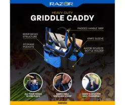 RAZOR Heavy-Duty Griddle Caddy -Chic Furniture Store 810597076 6