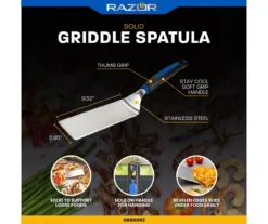 RAZOR Solid Stainless Steel Griddle Spatula -Chic Furniture Store 810597087 4