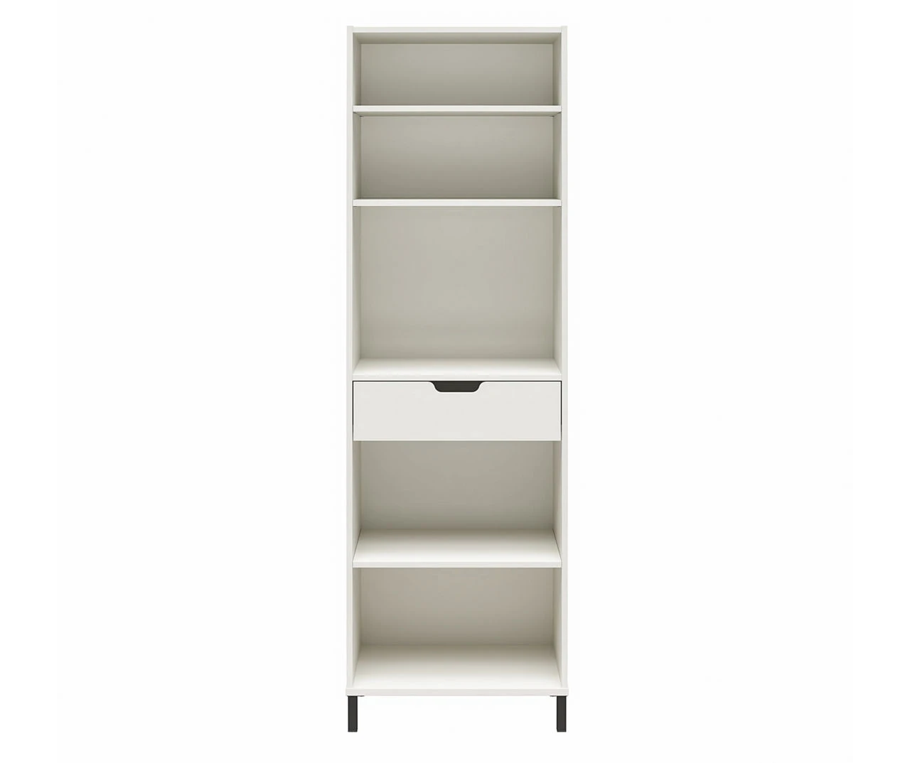 Evolution Vantage White 5-Shelf Open Cabinet 3 Evolution Vantage White 5-Shelf Open Cabinet