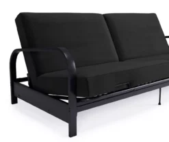 DHP Elbern Black Metal Futon With Black Microfiber Cover -Chic Furniture Store 810598097 8