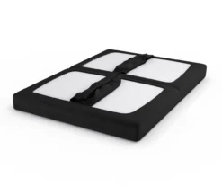 DHP Elbern Black Metal Futon With Black Microfiber Cover -Chic Furniture Store 810598097 9