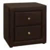 Monarch Faux Leather Nightstand -Chic Furniture Store 810598393 A0