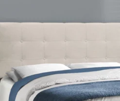 Monarch Linen Tufted Low Profile Bed -Chic Furniture Store 810598499 B8