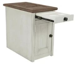 Bolanburg Chairside End Table With USB Ports, Outlets & Tray -Chic Furniture Store 810598698 11