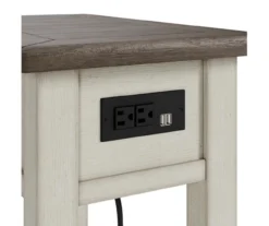 Bolanburg Chairside End Table With USB Ports & Outlets 22 Bolanburg Chairside End Table With USB Ports & Outlets -Chic Furniture Store 810598700 2