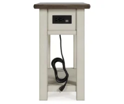 Bolanburg Chairside End Table With USB Ports & Outlets 17 Bolanburg Chairside End Table With USB Ports & Outlets -Chic Furniture Store 810598700 7
