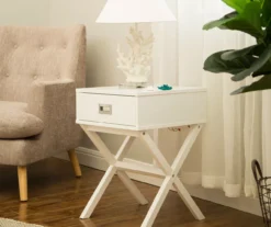 Glitzhome X-Leg End Table -Chic Furniture Store 810598716 A0 3
