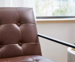 Glitzhome Modern Industrial Faux Leather Accent Chairs, 2-Pack -Chic Furniture Store 810598913 A0 5