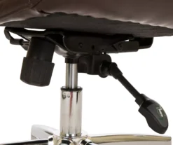 Dark Brown Mid-Century Modern Faux Leather Executive Office Chair -Chic Furniture Store 810598937 A0 6