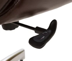 Dark Brown Mid-Century Modern Faux Leather Executive Office Chair -Chic Furniture Store 810598937 A0 7