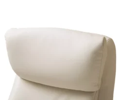 Cream Mid-Century Modern Faux Leather Executive Office Chair 15 Cream Mid-Century Modern Faux Leather Executive Office Chair -Chic Furniture Store 810598938 A0 6