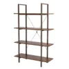 Walnut Modern Open 4-Shelf Bookcase 2 Walnut Modern Open 4-Shelf Bookcase -Chic Furniture Store 810598940 A0 1