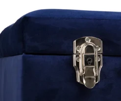 Glitzhome Velvet Suitcase Storage Stool 27 Glitzhome Velvet Suitcase Storage Stool -Chic Furniture Store 810598944 A0 5